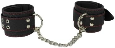 EROKAY Restraint Wrist Leather with Stainless Steel Chain