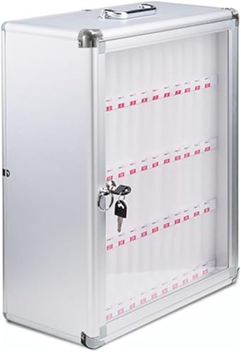 Cell Phone Locker Box Wall Mount Aluminum Storage Cabinet