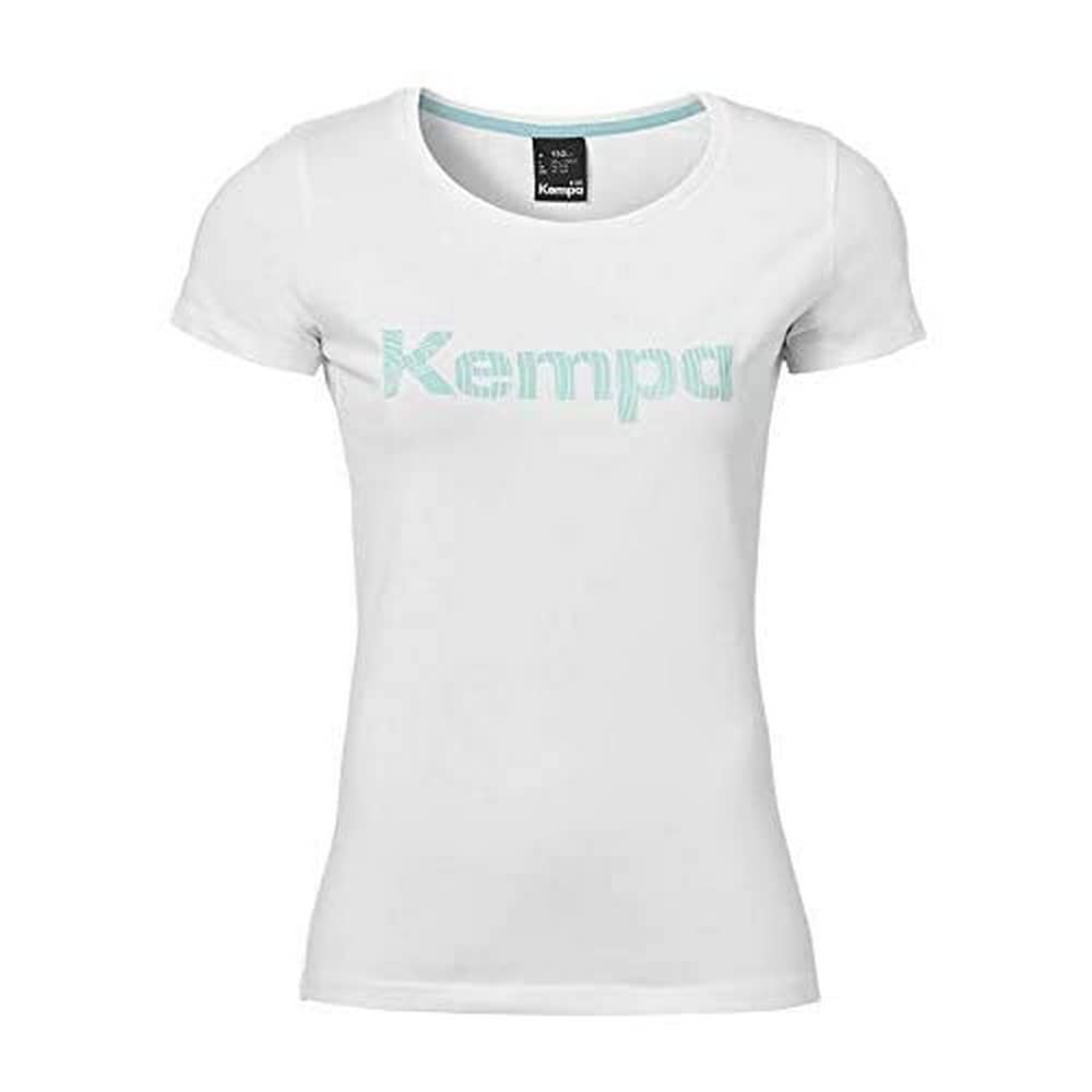 Kempa Graphic T-Shirt Girls T-Shirt - White, 128