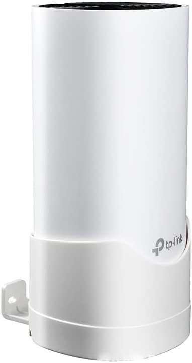 Wall Mount for TP-Link Deco M4 Home WiFi System, Simple and Robust Wall Mount, Stand for TP-Link Deco M4 with Cable Management, No Messy Cables (White)