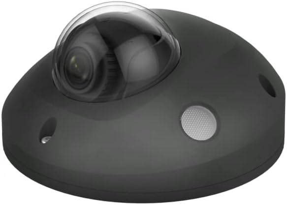 4MP PoE Security IP Camera - Mini Dome,Indoor and Outdoor,Wide Angle 2.8mm Lens,Built in Microphone, SD Card Slot Audio Alarm in/Out Compatible with Hikvision DS-2CD2543G0-ISB English Version, ONVIF