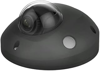 4MP PoE Security IP Camera - Mini Dome,Indoor and Outdoor,Wide Angle 2.8mm Lens,Built in Microphone, SD Card Slot Audio Alarm in/Out Compatible with Hikvision DS-2CD2543G0-ISB English Version