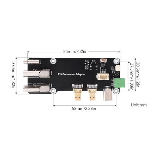 Adaptateur double sortie 4K pour installer un double écran de travail en version 4B - 4