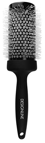 Thermal Hair Brush - Regis DESIGNLINE - Round Brush for Blow Drying and Styling Hair, Ceramic Coated Barrel Hairbrush (Large)