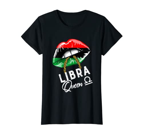 Mujer BLM Libra Queen Black Lives Matter - Cumpleaños para mujer, septiembre Camiseta