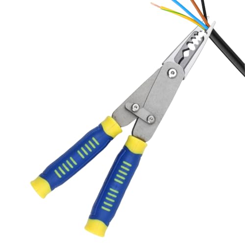 Pelacables de cables, herramienta multifunción para pelar cables - Accesorios plegables para electricistas con múltiples funciones para cortar reparación de engaste proyectos de trabajo en casa
