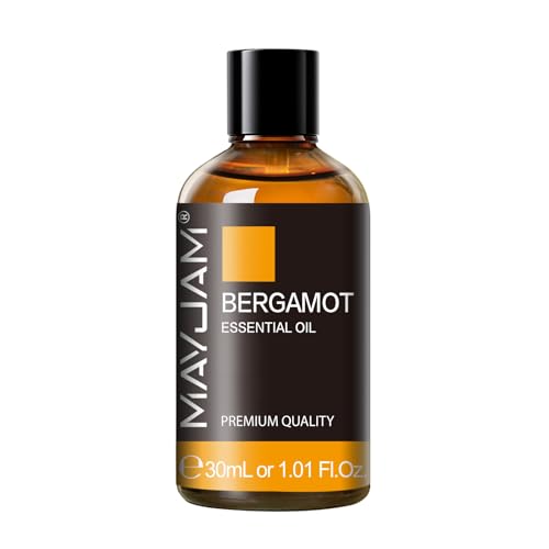 Bergamot Essential Oil 30ml/1.01fl.oz MAYJAM Premium Bergamot Oils for Diffuser Soap Making Candle Making Long Lasting Scents