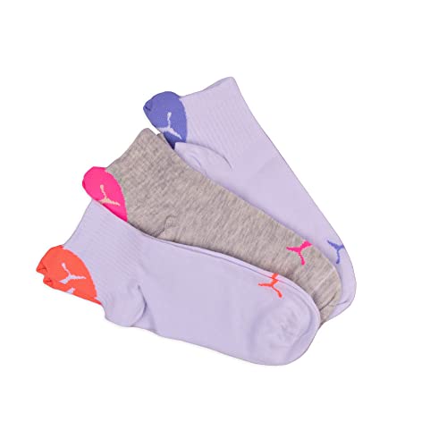 Kit Meia Puma Cano Médio Feminina Esportiva 3 Pares 34/39