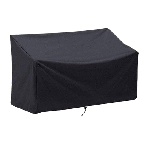 Genérico Funda para Sofá de Jardín de 2 Plazas,Fundas Impermeables para Muebles de Exterior,Funda Protectora Antipolvo para Banco de Jardín - Cubierta para Sillones y Sillas de