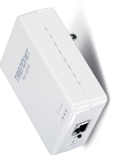 Trendnet 500 Mbps Powerline Ethernet Av Adapter Tpl-401E (White) #TOP4