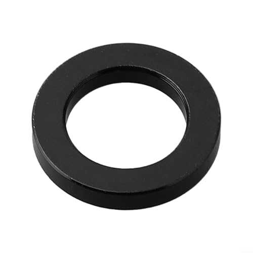 Evenoonest Bicycle Thru Axle Washer Set, Aluminium Alloy Flat and Conical Washers, 7.5mm M15x0.2 and M15x5mm Hub Axle Spacers for Mountain and Road Bi