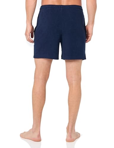 Image of BOSS Men's Waffle Contrast Logo Lounge Shorts