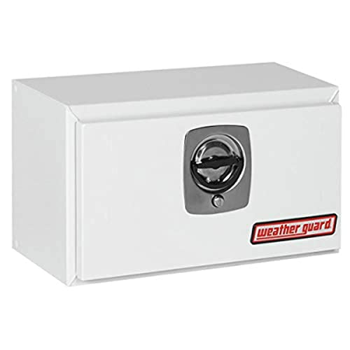 Weather Guard (525302 Mini Underbed Tool Box, Steel , White #TOP2
