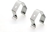 2 Pack - Universal BBQ Thermometer Probe Clip - Ambient Temperature Readings for Smokers/Grills/Ovens