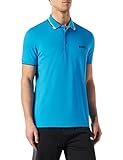 Ionic+ Active Stretch BOSS Tales 10238067 01, Camisa de Polo para Hombre, Azul (Open Blue489), M