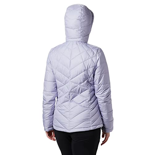 Image of Columbia Women's Omni-Heat Reflective Heavenly Hooded Hiking & Trekking Down Standard Length Jacket