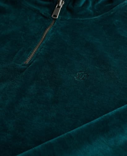 Sweatshirts Superdry Sweat à demi zip en velours US 8 - vue 6