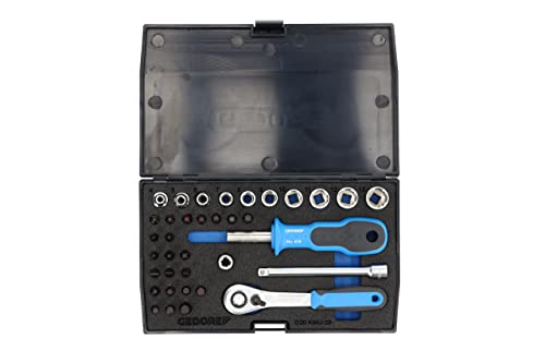 GEDORE D 20 KMU-20 Socket set 1/4" 37 pcs