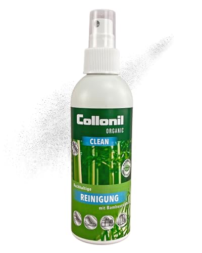 Collonil Organic Clean 200 ml - nachhaltige Reinigung mit Bambusextrakt für alle Lederarten, Nubuk & Velours sowie synthetische Textile und High Tech Materialien - versorgt mit wertvoller Feuchtigkeit