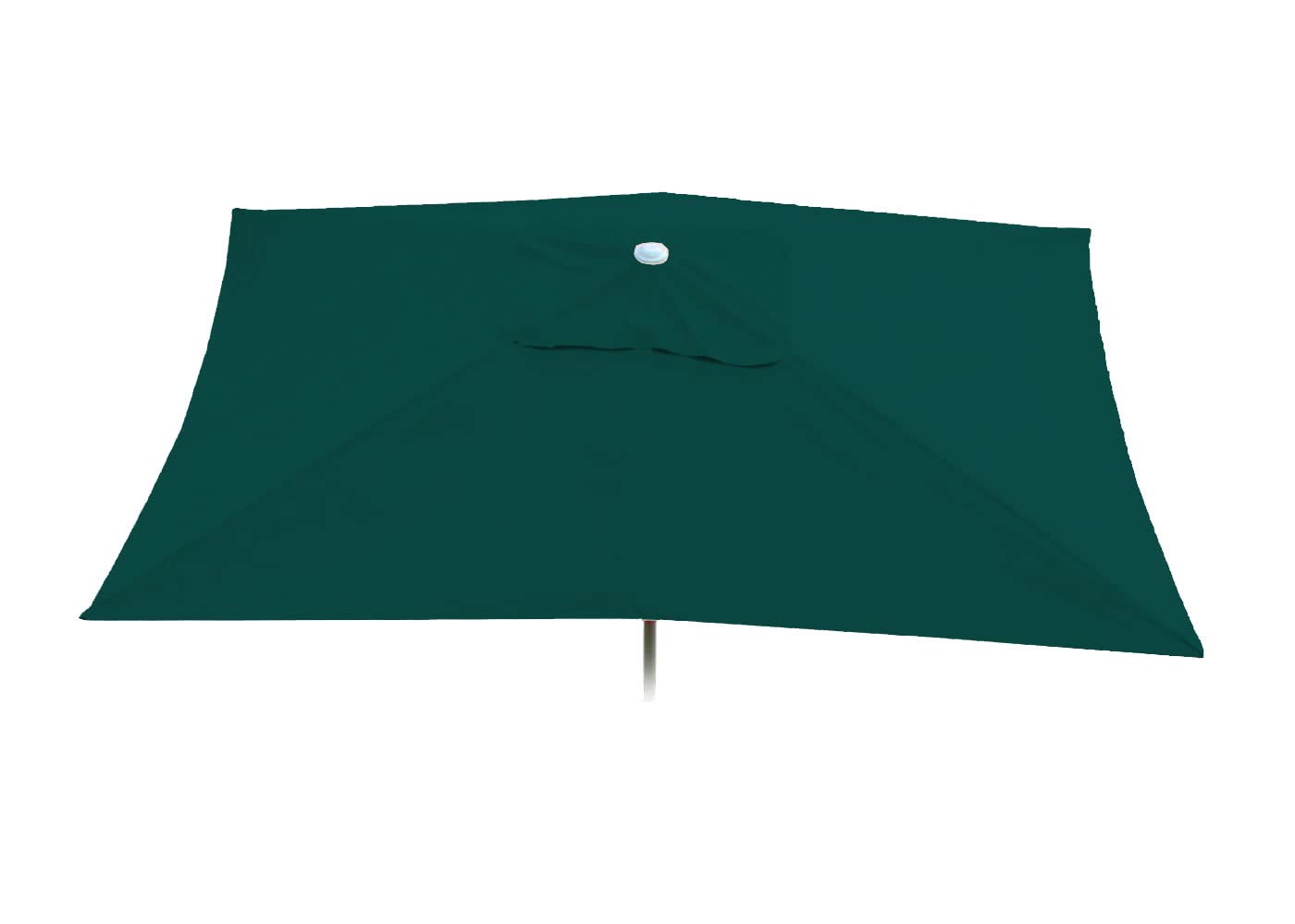 Mendler Zapasowy pokrowiec na parasol N23, pokrowiec na parasol przeciwsłoneczny, 2 x 3 m, prostokątny materiał/tkanina, 4,5 kg, UV 50+, zielony