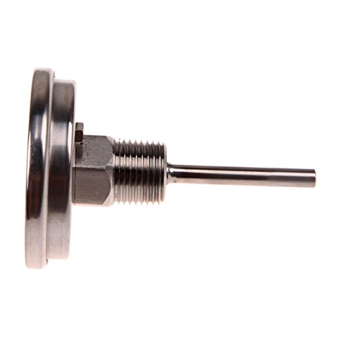 Winnereco 3 X 1/2Inch Stainless Steel Thermometer Moonshine Still Condenser Brew Mash Tun #TOP6