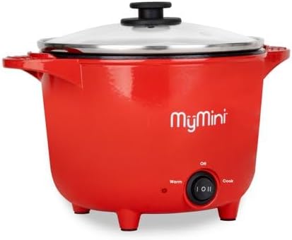 Olla Eléctrica Multiusos MyMini, 32 oz, 260 W, 3 Ajustes, Rojo