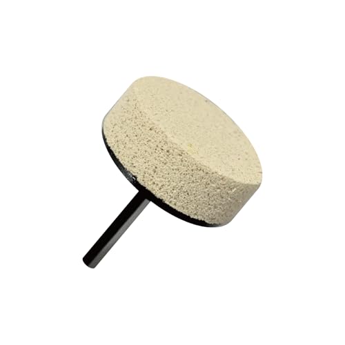 Polishing Daio for Micro Grinders, Shank Type, Cerium Oxide Formulation, Scratch Repair, for Glass, Φ1.2 x 0.4 inches (30 x 10 mm), Shank Diameter Φ0.1 inches (3 mm), IH Top Plate Stain Remover, Rust