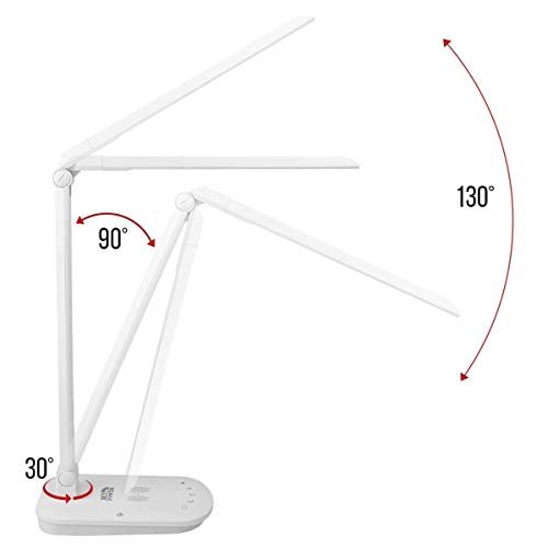 Luminária E Carregador Por Indução De Mesa Led 8w