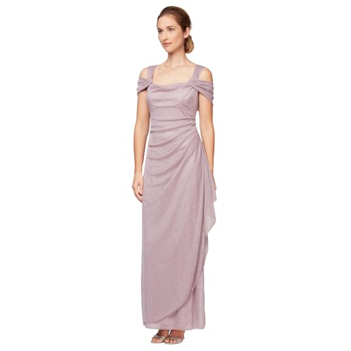 Image of Sparkling Mesh Gown by Alex Evenings