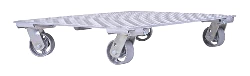 Dolly de placa de aluminio Vestil PDA-2436-C-S-H 36x24x6 pulg. 2800 lb capacidad miniatura 3