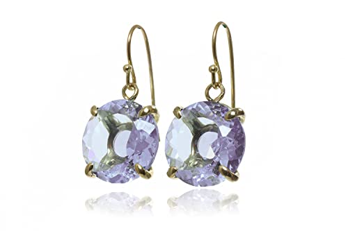 Boucles d'oreilles fait main en tanzanite, le cadeau idéal