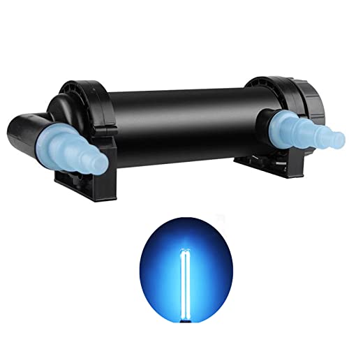 CanKun Light 5W-36W Aquarium UV Stérilisateur Lampe Nettoyeur d'eau Fish Tank Filtre Ultraviolet Clarificateur UV Lumière AC220-240V,7W