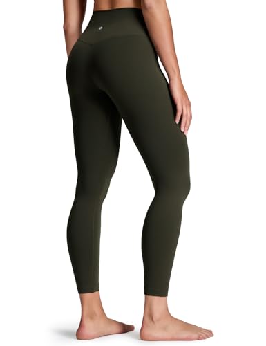 HeyNuts Yoga Pro Leggings 25'', Buttery Soft High Waisted 7/8 Lounge Yoga Pants