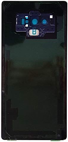 CELL4LESS Compatible Back Glass Door Cover Housing Installed Camera Frame, Lens Adhesive Replacement Samsung Galaxy Note 9 - Any Carrier - N960 (Purple)