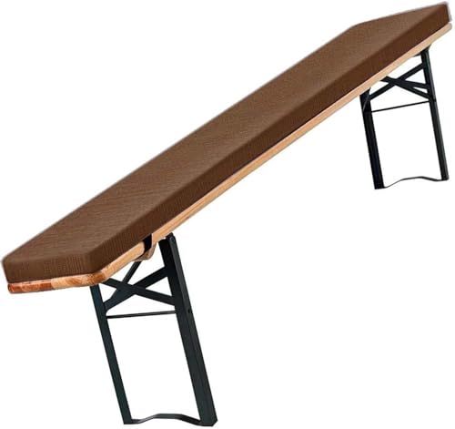 Outdoor Bench Cushions Anti Slip Linen Cotton Pads for Garden Beer Bench Seat Festive Events Zippered 180x23x3cm (#8) Ultimate Comfort & Style