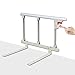 Gdmokle Barandilla Cama para Ancianos, Abatible y Portátil, Barandas de Protección de Asistencia de Seguridad, Antideslizante, Barandilla de Metal Hospital Discapacitados, 70x40cm (Color : Silver)