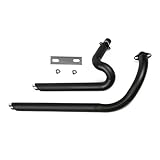 Pour Steed Shadow 400 600 VLX400 VLX600 VT400C VT600C VT600 Échappement Moto Avec Silencieux Amovible