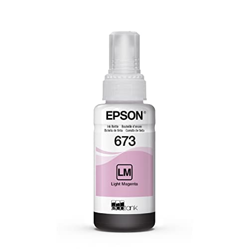Garrafa de Tinta Original Epson EcoTank T673 Magenta Claro - T673620