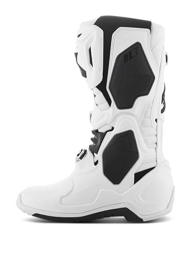 Image of Alpinestars Tech 10 Boots, High-Performance Motocross Boots, CE-Certified, 14, White