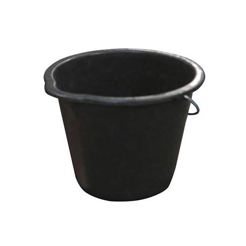 DeTec Kunststoff Eimer Baueimer 12 Liter Zementeimer Mörteleimer Mörtelkübel