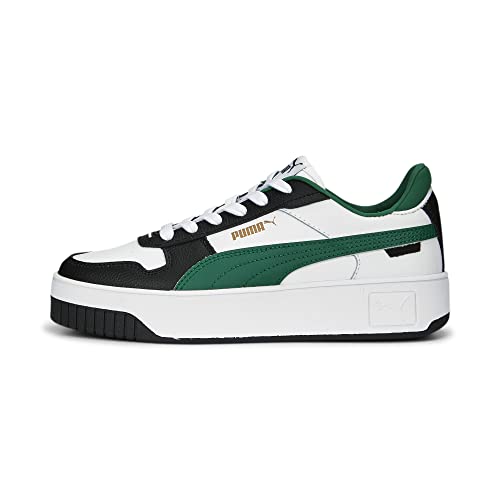 Image of PUMA Women's Carina Street Sneaker, Puma White Vine Puma Black, 6 UK
