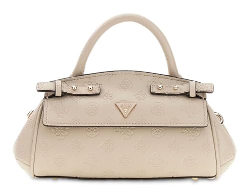 Sac à main GUESS Diana Mini en light taupe et beige à porter à l'épaule