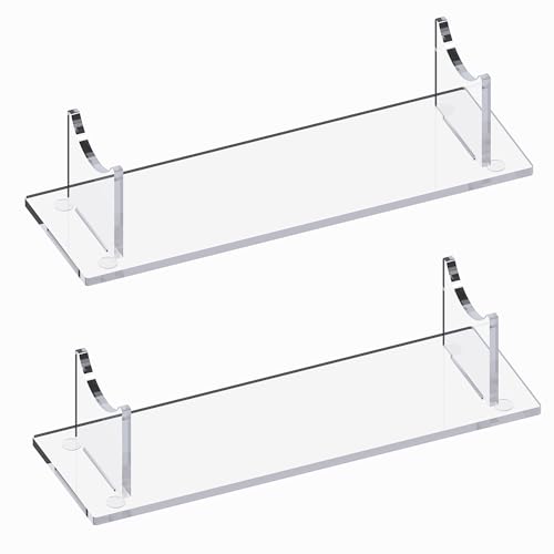 Acrylic Saber Stand – Multi-Function Display Stand for Swords, Daggers, Wands & Collectibles, Transparent Desktop Holder for Displaying Sword & Other Long Items, Clear Base, 2Pack