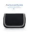 LENTION Tech Pouch Storage Small Bag Cases for Accessories Laptop MacBook Power Adapter, Wireless Mouse, iPhone Charger, Cellphone, Power Bank, Cord Travel Cable Electronic Organizer - Dark Gray