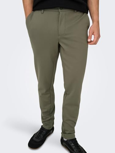 Only & Sons Herren Male Chino Hose Fit Onsmark Slim Gw 0209 Pant Noos, Bungee Cord, 29W / 32L EU – Ansicht 6
