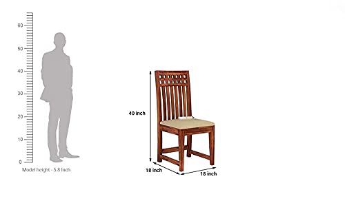Image of Sheesham Solid Wood 8 Seater Dining Table for Living Room (Honey2)