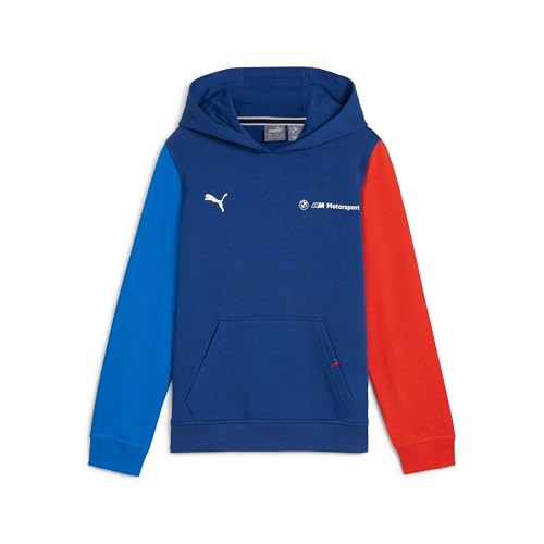 BMW Genuine M Motorsport Childrens Kids Hoodie Blue Red Top Sweatshirt Regular, 140