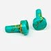 American Green Turquoise Copper Veining Stone Single Flared Ear Plugs | Handmade Stone Body Jewelry | Unique Turquoise Ear Gauges | Unisex Piercing Jewelry – Boho & Tribal Style (3 mm (8 g))