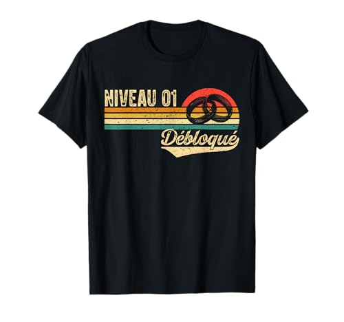 1 an de Mariage Noce de Coton, Niveau 1 débloqué T-Shirt