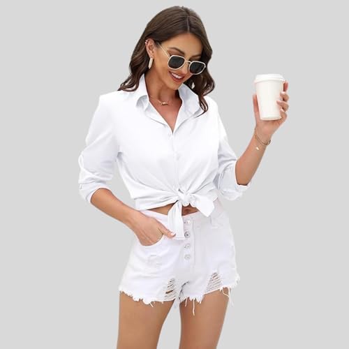 Image of IndoPrimo Women's Satin Shirt with Spread Collar Neck Line Solid Pattern Full Sleeves Regular Fit Western Style and Standard Length